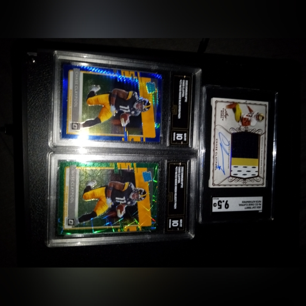 Chase Claypool Collection x3 2 Gem sps and Rpas 9.5 plus sgc
